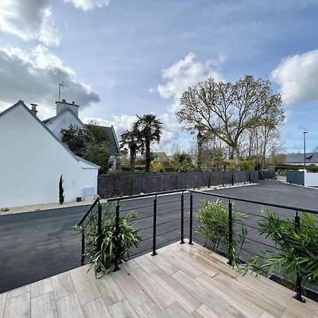 Superbe Villa Tout Confort Avec Piscine Chauffee Er Couverte Et Spa A 2 Pas De La Plage Fouesnant Zewnętrze zdjęcie