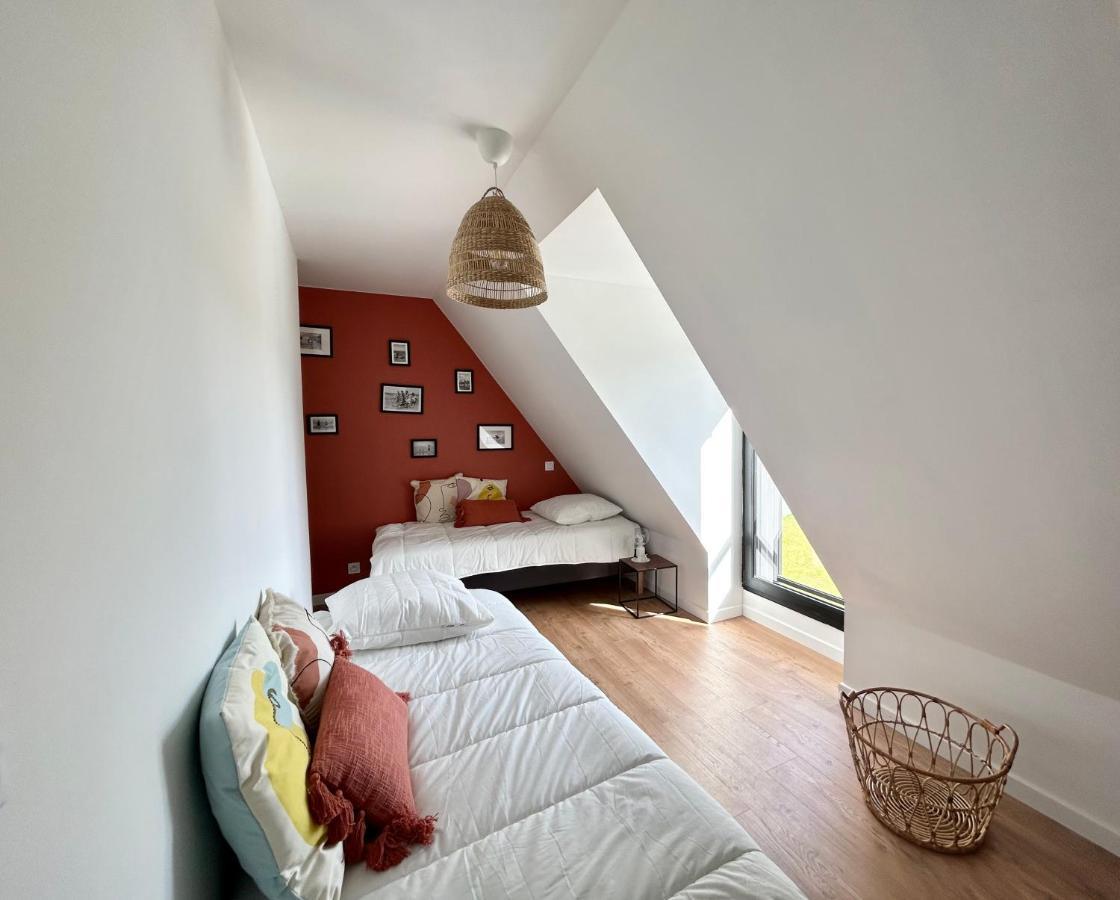 Superbe Villa Tout Confort Avec Piscine Chauffee Er Couverte Et Spa A 2 Pas De La Plage Fouesnant Zewnętrze zdjęcie